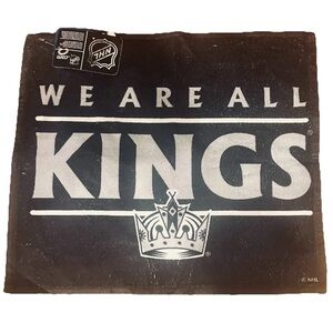 NHL Los Angeles Kings Hockey Team Rally Towel 15x18 Sports Fan Hand Black Rag
